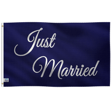 Load image into Gallery viewer, &quot;Just Married&quot; Flag - Bannerfi

