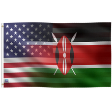Load image into Gallery viewer, Kenyan American Hybrid Flag
