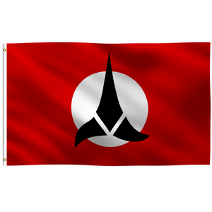 Star Trek Klingon Symbol Flag