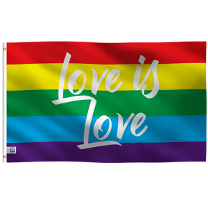 Love is Love Rainbow Flag - Bannerfi