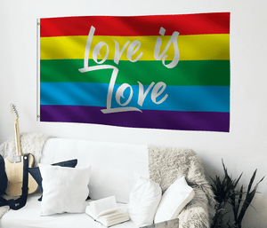 Love is Love Rainbow Flag - Bannerfi