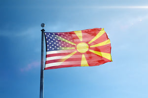 Macedonian American Hybrid Flag