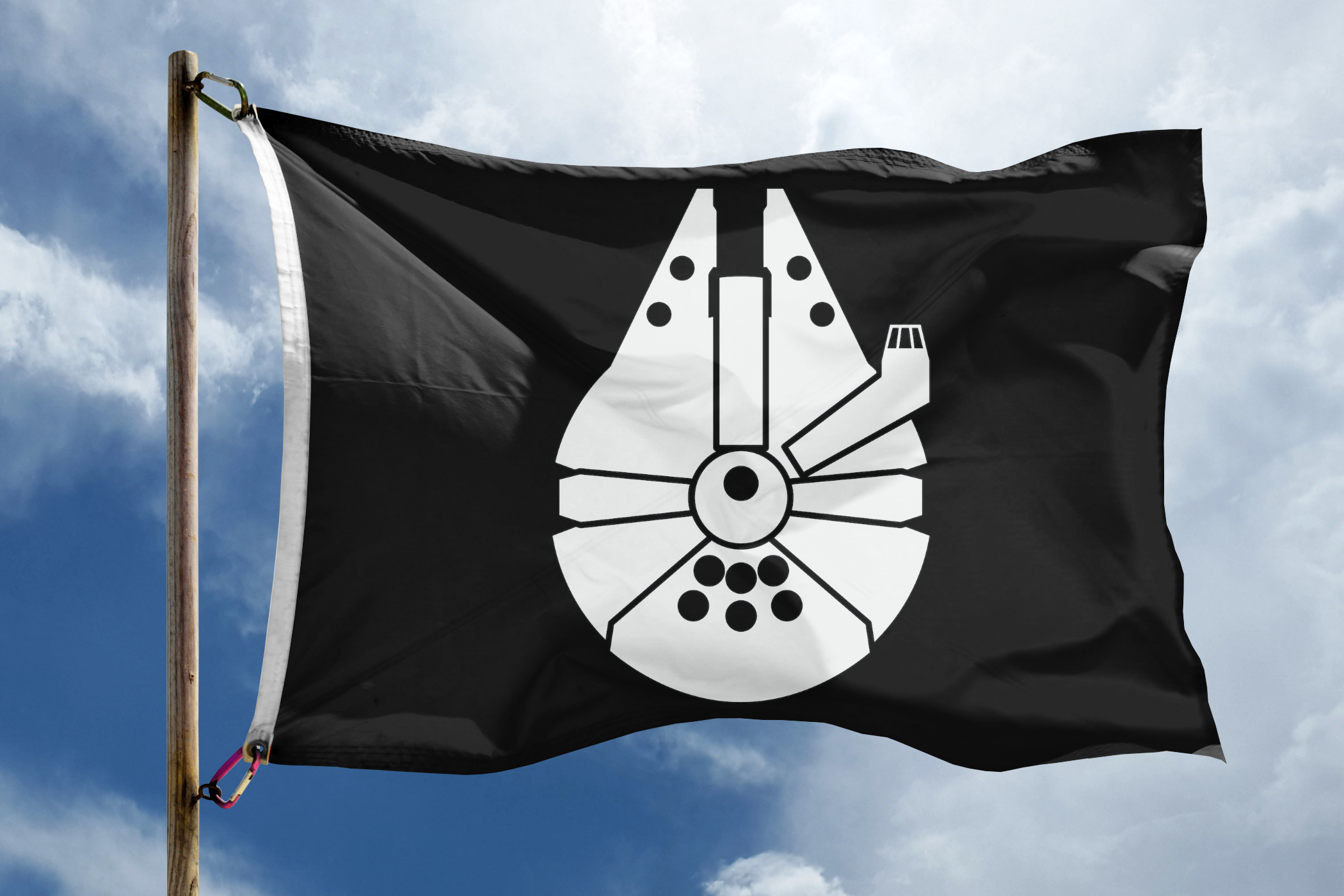 Star Wars Millennium Falcon Flag