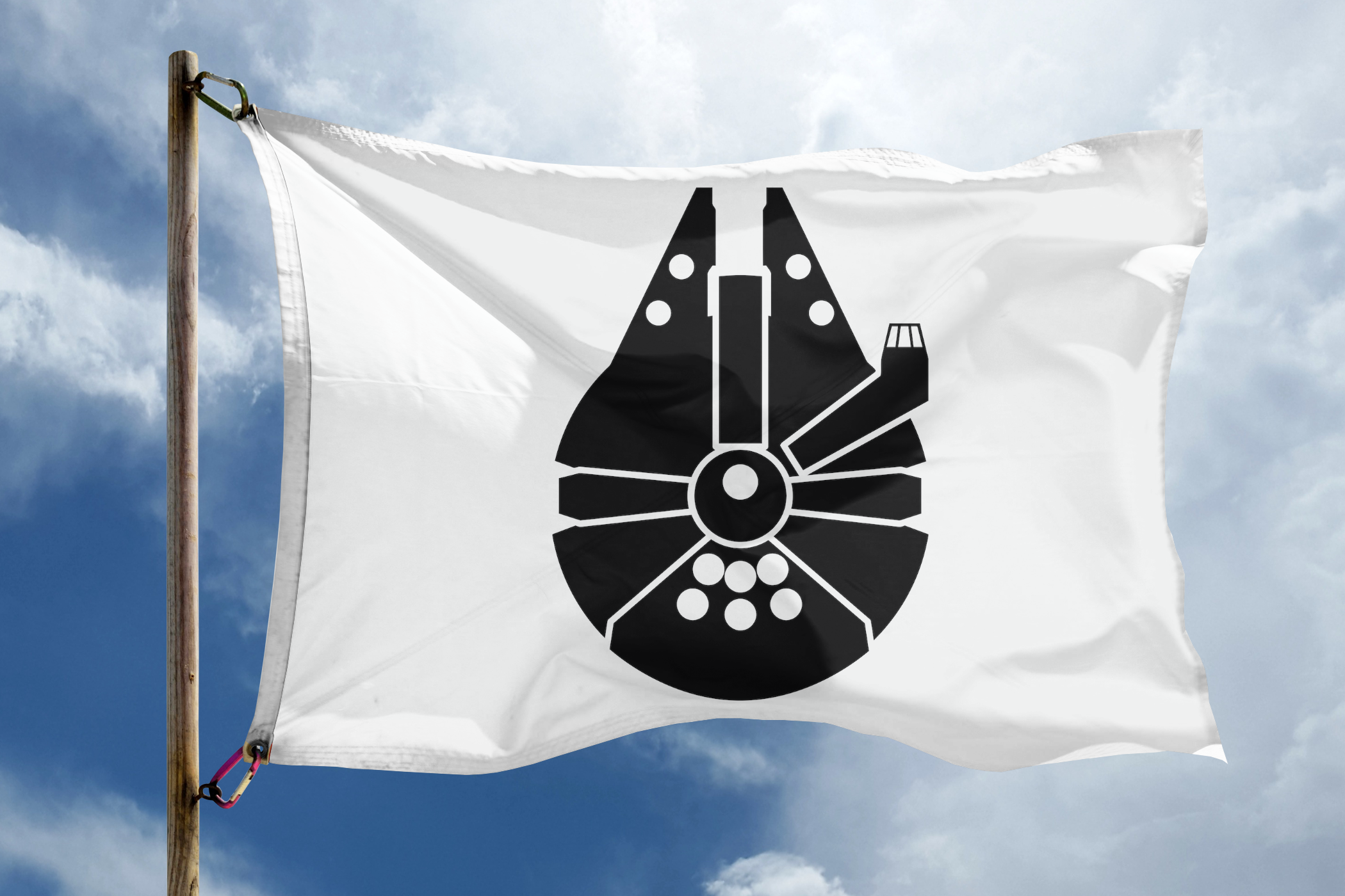 Star Wars Millennium Falcon Flag