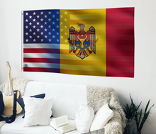 Load image into Gallery viewer, Moldovan American Hybrid Flag
