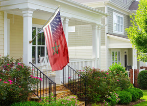 Moroccan American Hybrid Flag