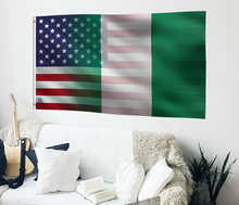 Load image into Gallery viewer, Nigerian American Hybrid Flag
