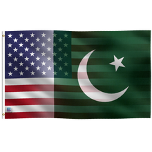 Load image into Gallery viewer, Pakistani American Hybrid Flag
