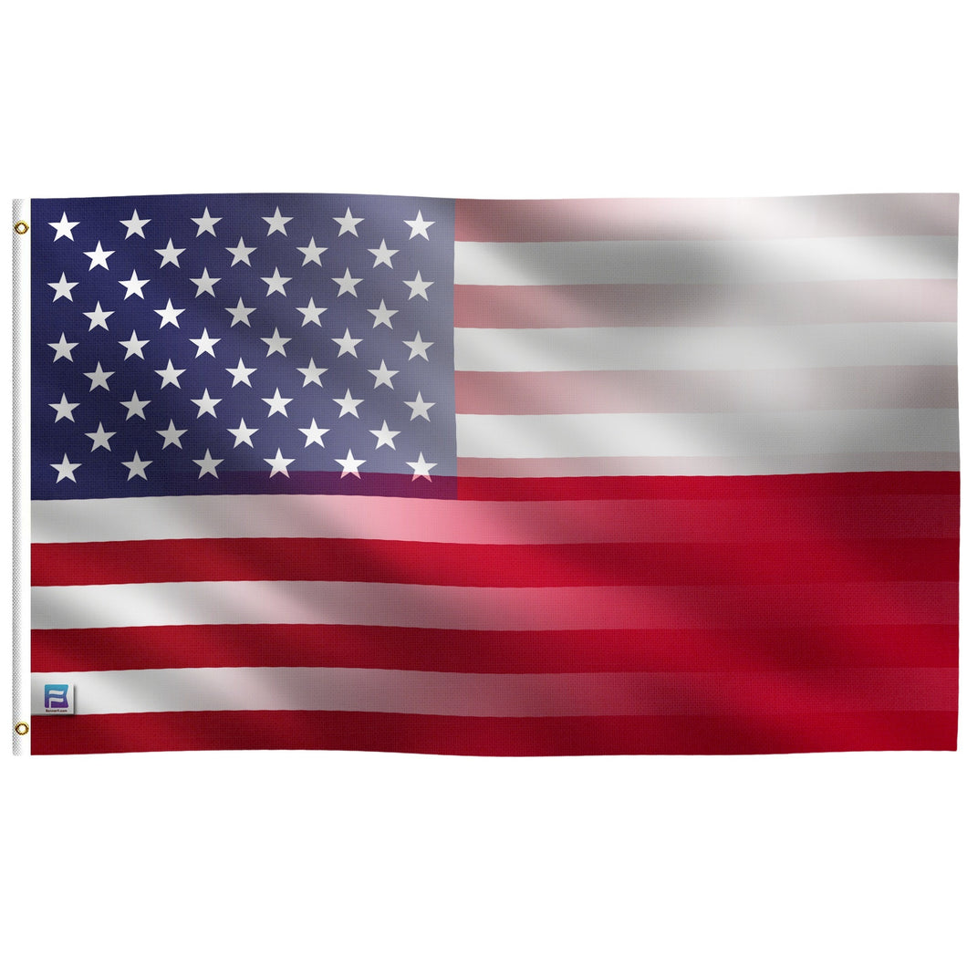 Polish American Hybrid Flag
