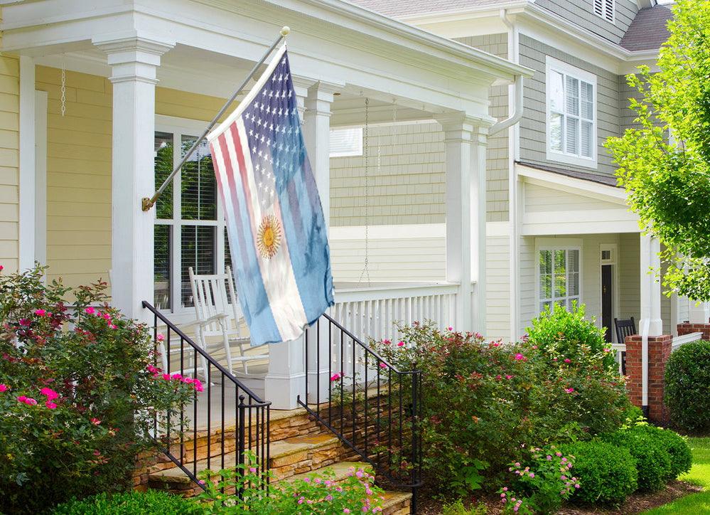 Argentinean American Hybrid Flag - Bannerfi