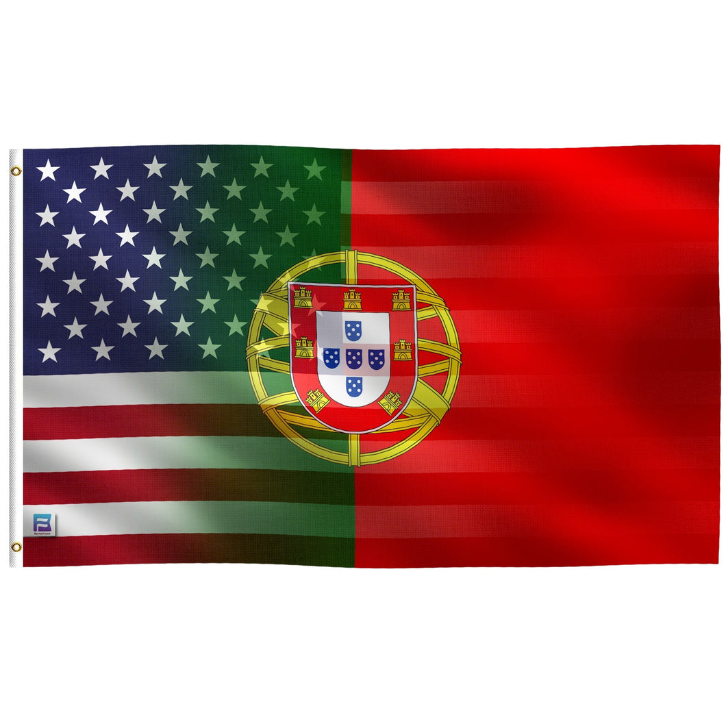 Portuguese American Hybrid Flag