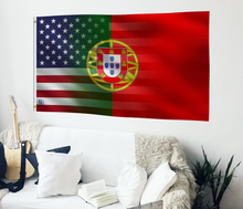 Load image into Gallery viewer, Portuguese American Hybrid Flag
