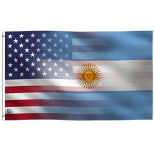 Load image into Gallery viewer, Argentinean American Hybrid Flag - Bannerfi
