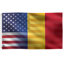 Load image into Gallery viewer, Romanian American Hybrid Flag
