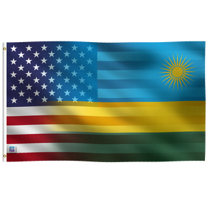 Rwandan American Hybrid Flag