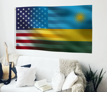 Load image into Gallery viewer, Rwandan American Hybrid Flag
