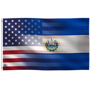 Salvadoran American Hybrid Flag