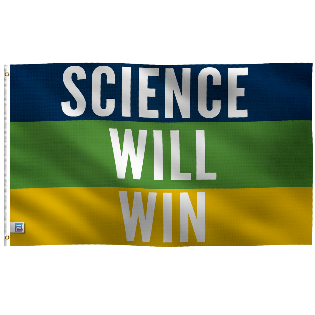 Science Will Win Flag