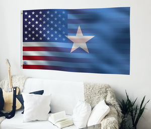 Somalian American Hybrid Flag