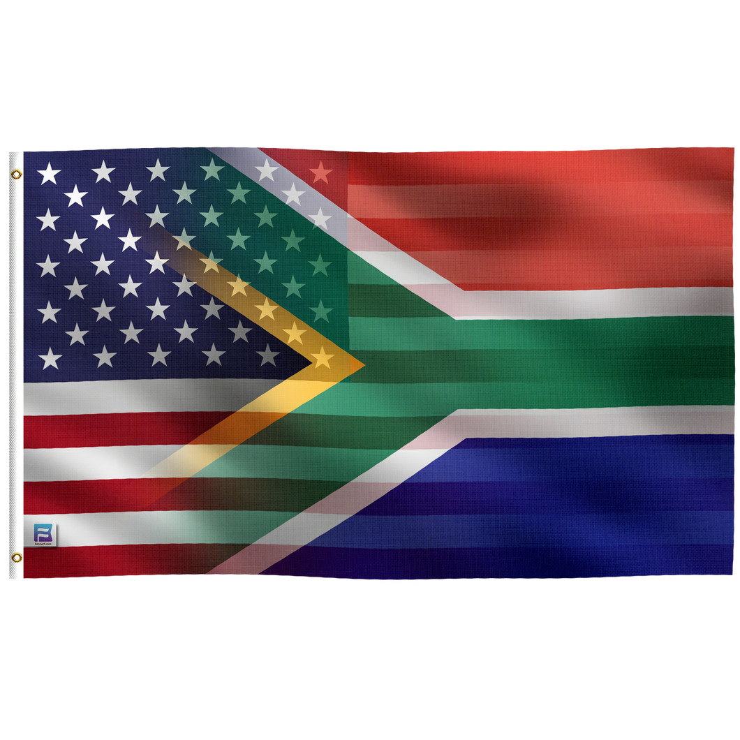 South African American Hybrid Flag