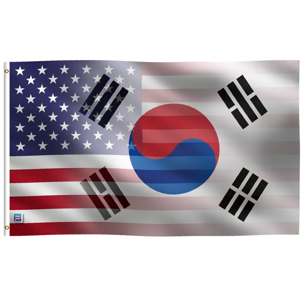 Korean American Hybrid Flag