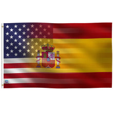 Load image into Gallery viewer, Spanish American Hybrid Flag
