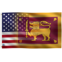 Load image into Gallery viewer, Sri Lankan American Hybrid Flag
