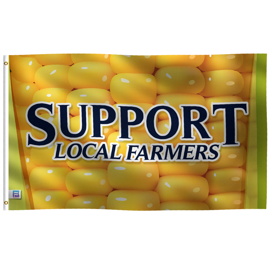 Support Local Farmers Flag