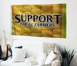 Support Local Farmers Flag