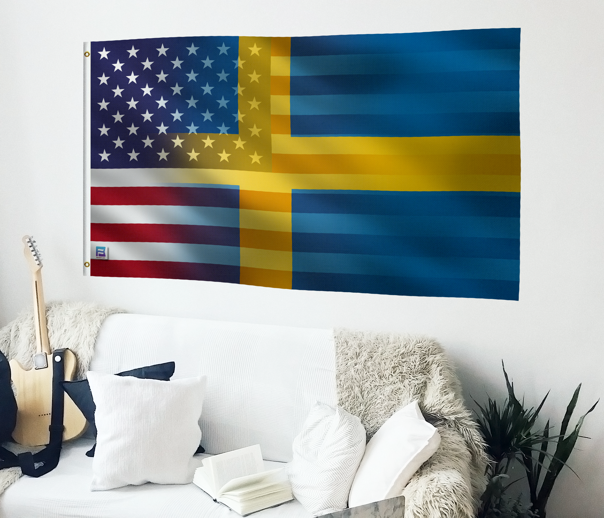 Swedish American Hybrid Flag