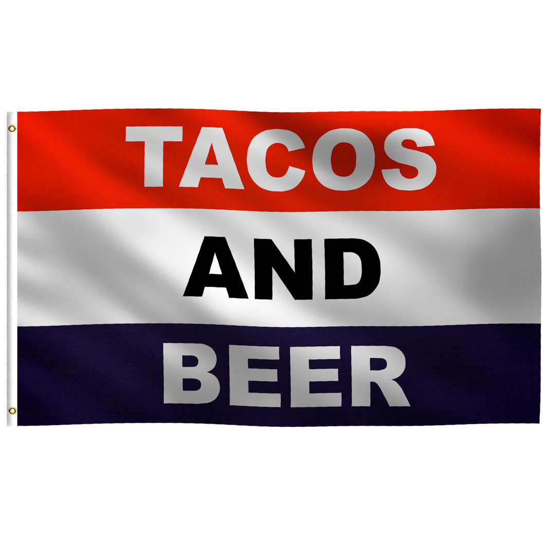 Tacos and Beer Flag
