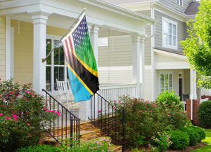 Tanzanian American Hybrid Flag