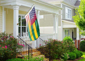 Togolese American Hybrid Flag