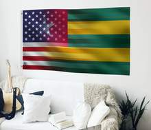 Load image into Gallery viewer, Togolese American Hybrid Flag

