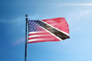 Trini American Hybrid Flag