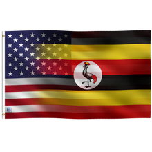 Load image into Gallery viewer, Ugandan American Hybrid Flag
