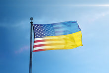 Load image into Gallery viewer, Ukrainian American Hybrid Flag
