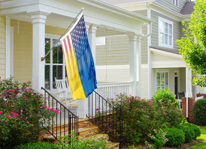 Ukrainian American Hybrid Flag