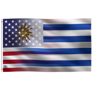 Uruguayan American Hybrid Flag