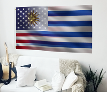Load image into Gallery viewer, Uruguayan American Hybrid Flag
