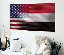 Load image into Gallery viewer, Yemeni American Hybrid Flag
